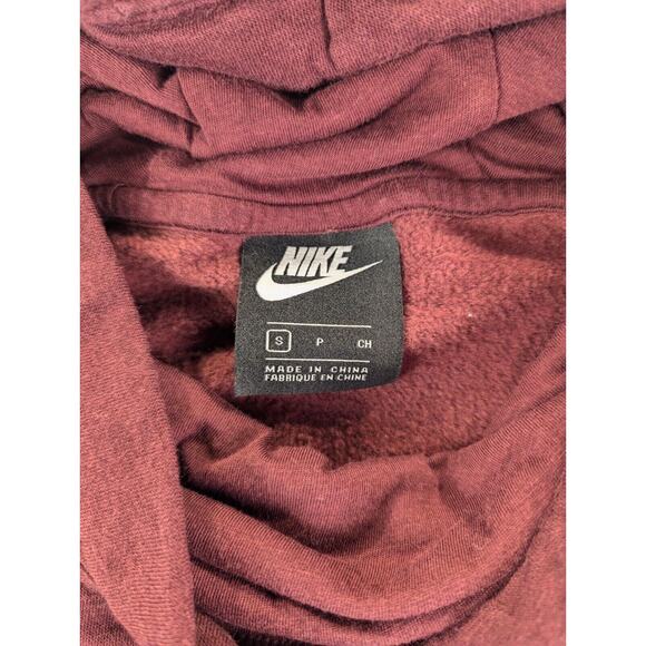 Nike Hoodie Small Women's Funnel Neck Pullover Sweatshirt Casual Sportswear - Picture 3 of 10